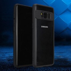 Galaxy S8 Plus Slim Clear Hybrid Case (Black)